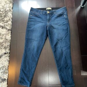 Democracy Ab Technology Mid Rise Skinny Ankle Jeans Size 14Blue